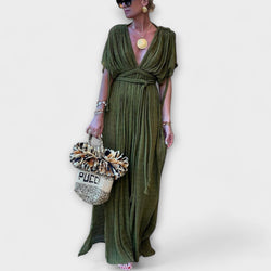 Kimono-Maxikleid im griechischen Stil