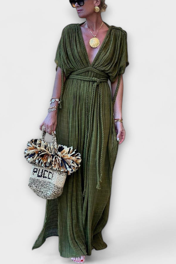 Kimono-Maxikleid im griechischen Stil