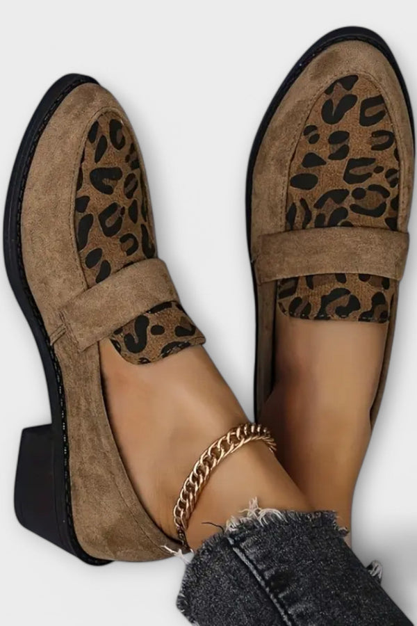 Karla - Elegante Damenschuhe mit Leopardenmuster