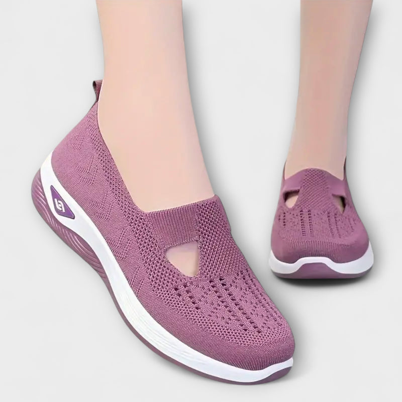 Martha - Komfort Plus Orthopädische Wanderschuhe in Lila