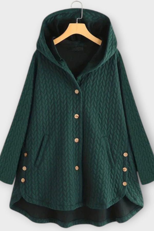 Leslie - Warme Button-Up Jacke