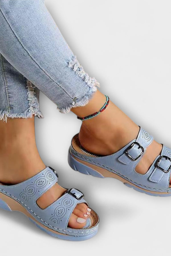 Orthopädische Leder-Sandalen