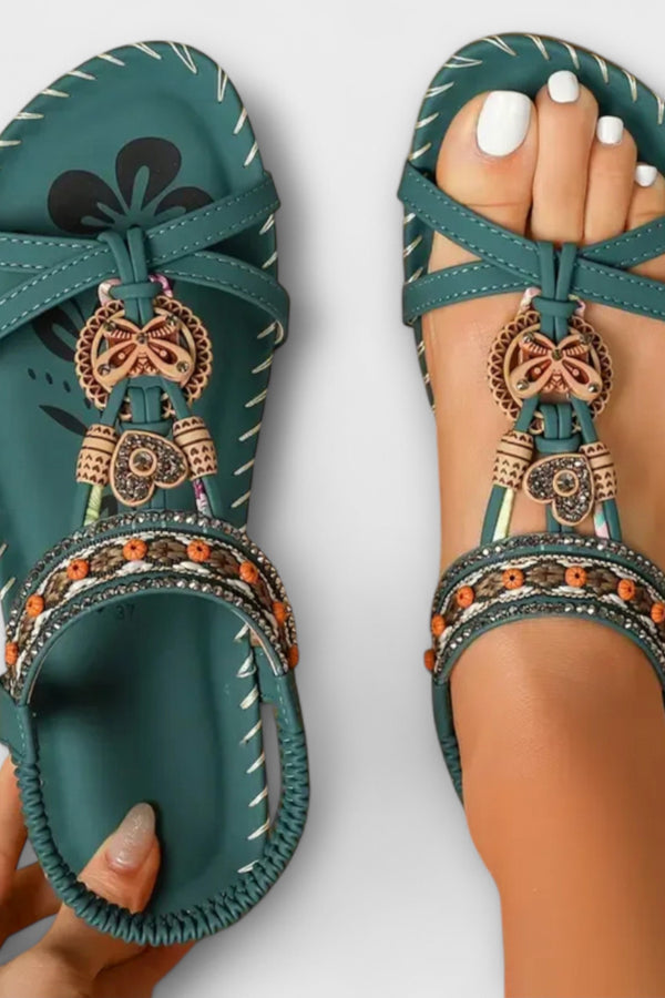 Claudia - Orthopädische Ibiza inspirierte Sandalen