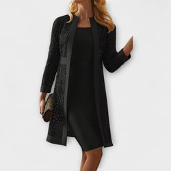 Runa - Elegantes Zweiteiliges Spitzenkleid