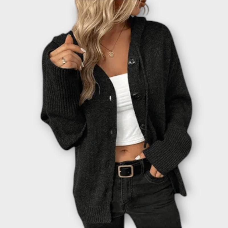 Brittan - Strickcardigan mit Knöpfe