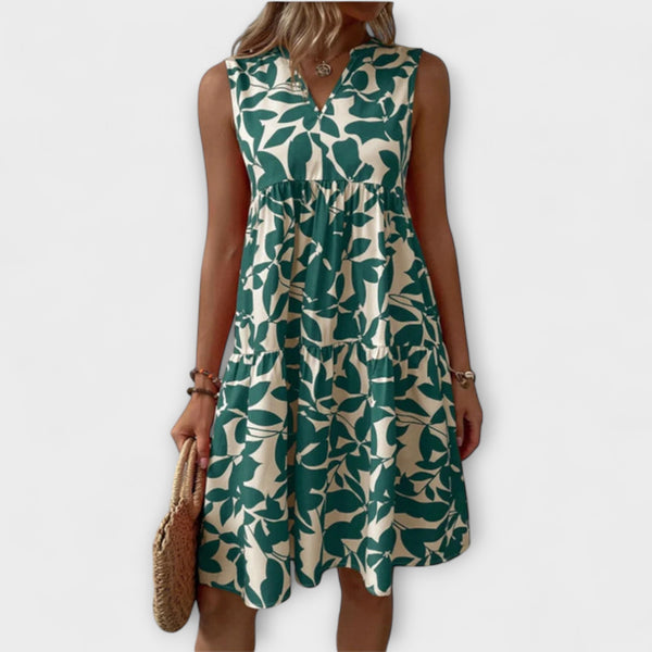Tasha - Florales Fließendes Kleid