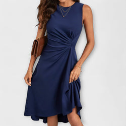 Kimberly – blaues, schlichtes Minikleid