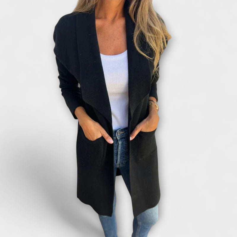 Eliane - Eleganter Longline-Cardigan