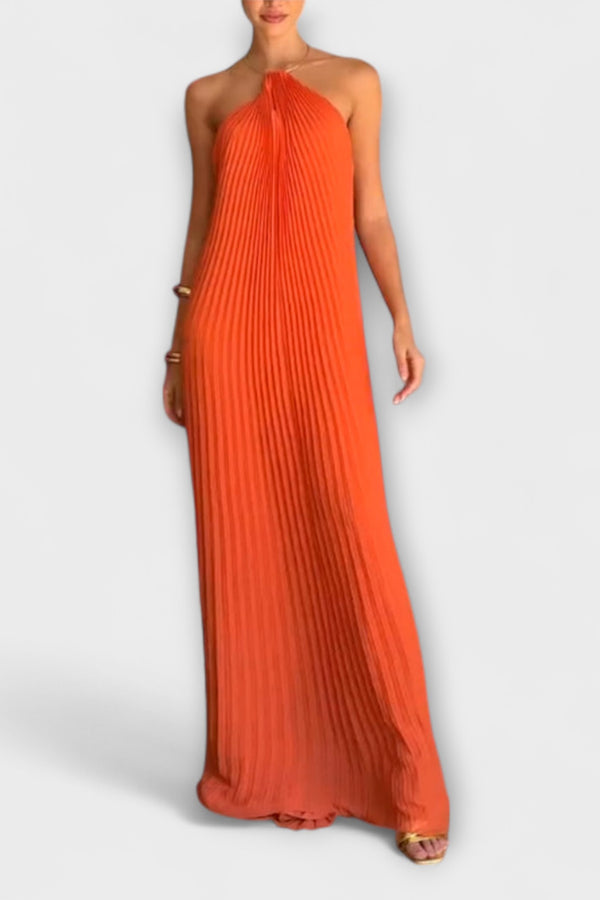 Poppy - Schickes Kleid mit Plissee-Ausschnitt