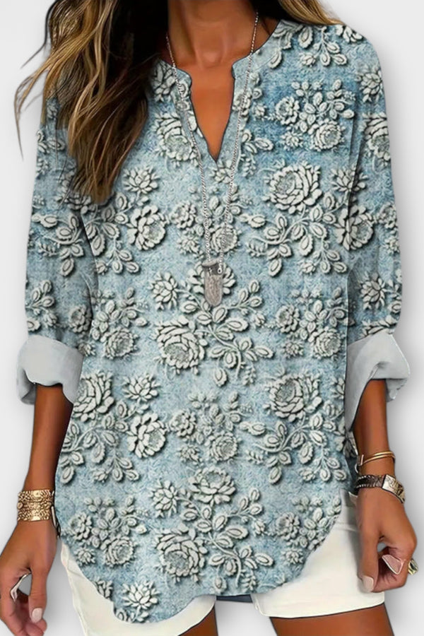 Charlotte – Bluse Mit Blütenprint