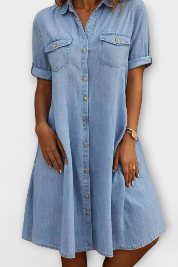 Casual A-Linien Kleid