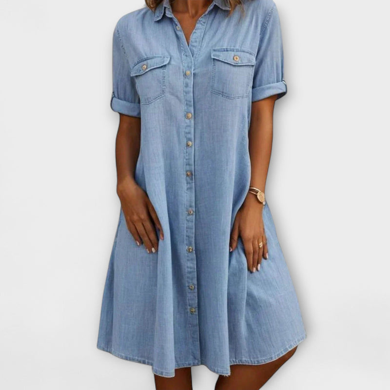 Casual A-Linien Kleid