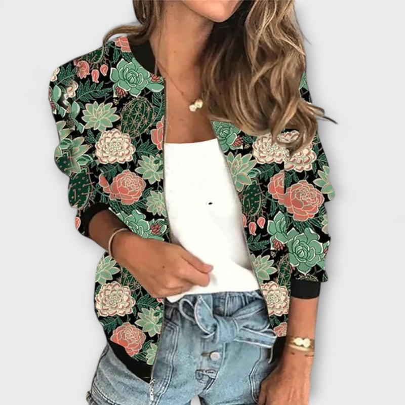 Linde - Bedruckte Ritsjacke