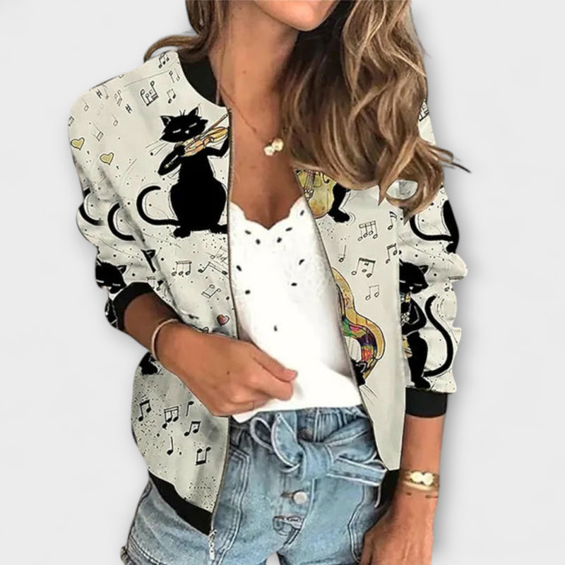 Linde - Bedruckte Ritsjacke