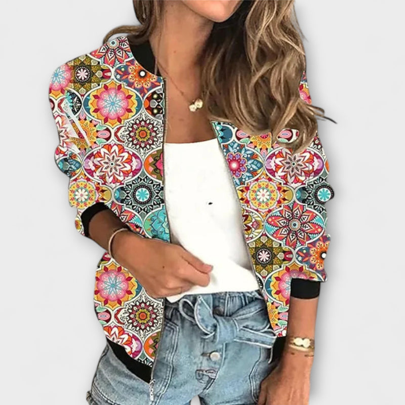 Linde - Bedruckte Ritsjacke