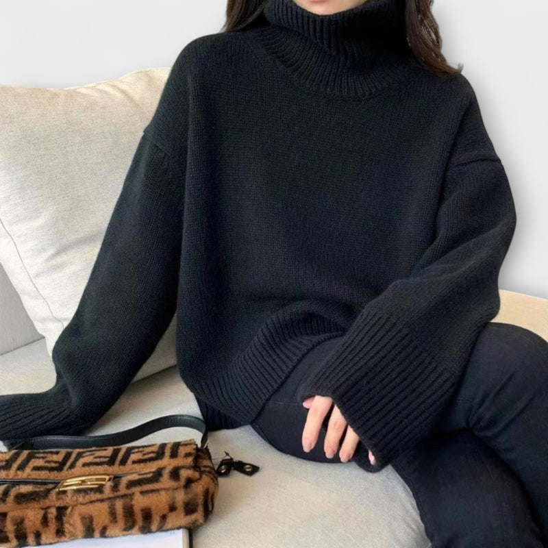 Mera - Kaschmir-Rollkragenpullover für Damen