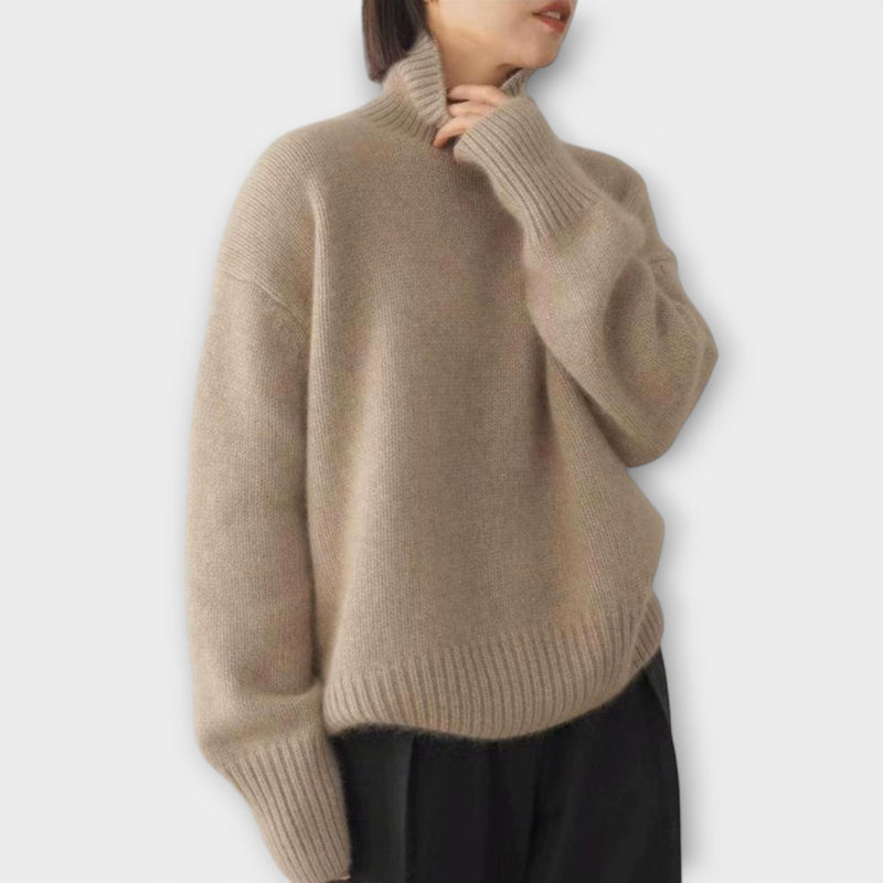 Mera - Kaschmir-Rollkragenpullover für Damen