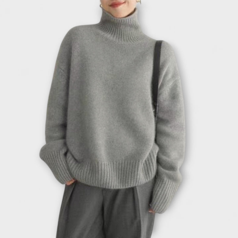 Mera - Kaschmir-Rollkragenpullover für Damen