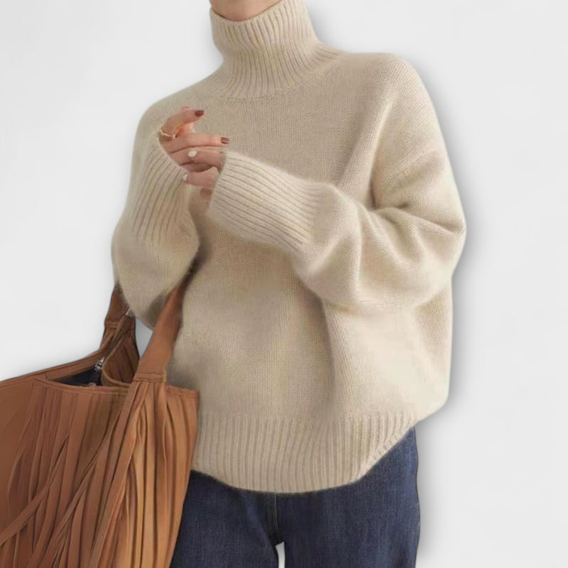 Mera - Kaschmir-Rollkragenpullover für Damen