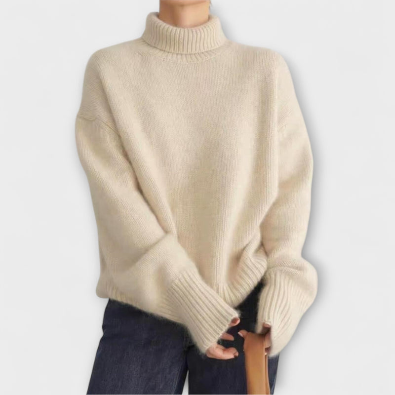 Mera - Kaschmir-Rollkragenpullover für Damen