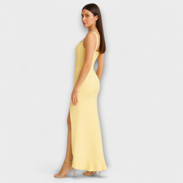 Bella - Rüschensatin-Korsettkleid