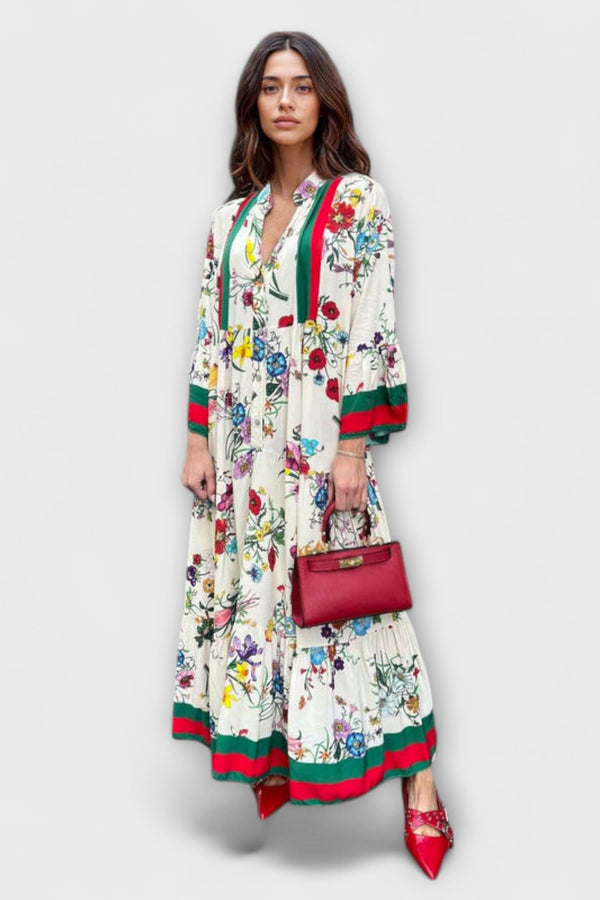 Oriana - Maxikleid mit floralen Druck