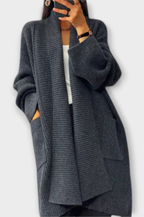 Euphemia - Langer Strickcardigan