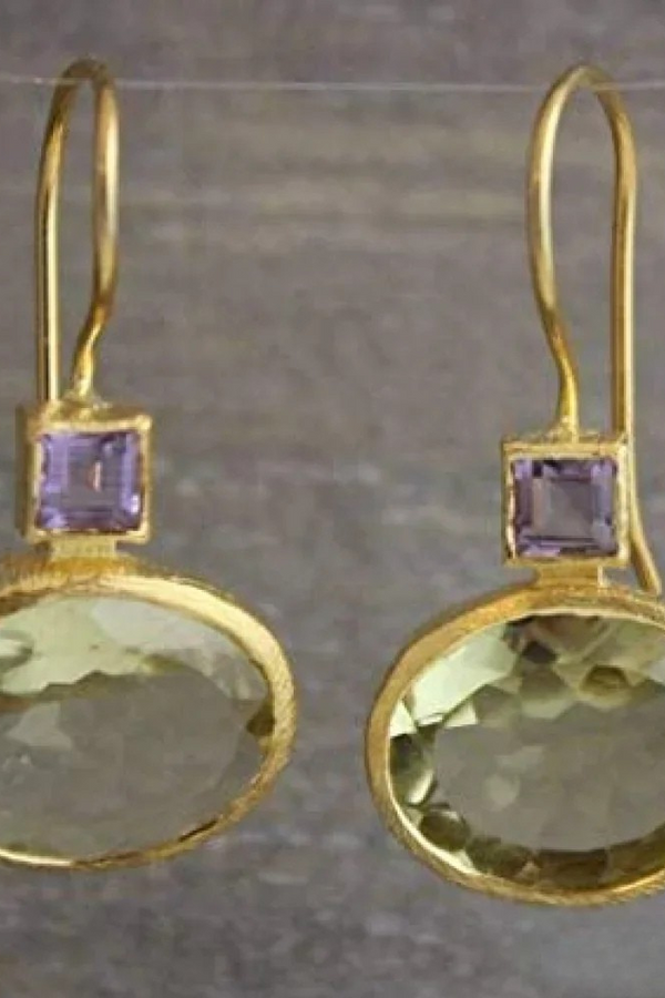 Brincos Verdes Retro