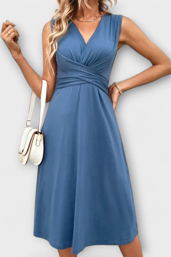 Lina - Sommerkleid Mit Wickelausschnitt