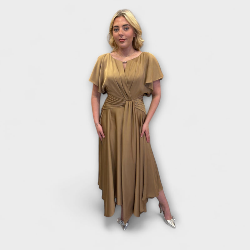 Anni – Maisonel Drapiertes Rockkleid