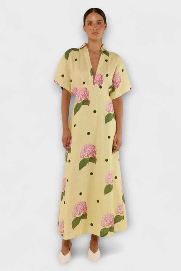 Kayla - Langes Fließendes Kleid