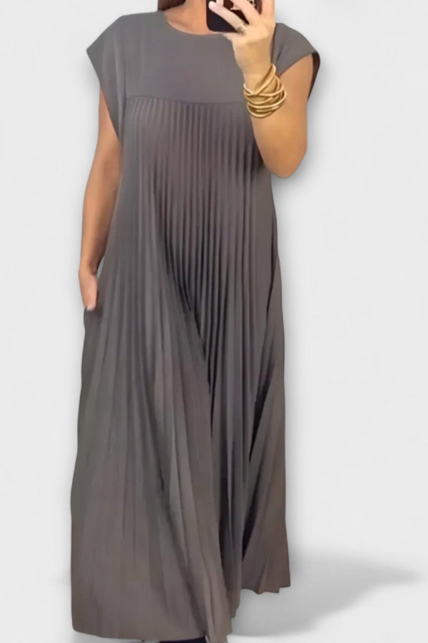 Zairelle – Elegantes Plisseekleid