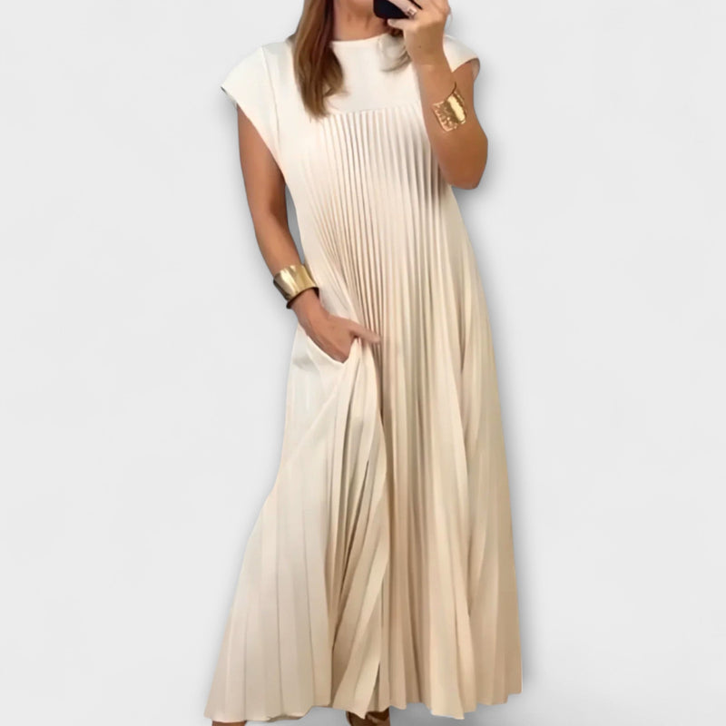 Zairelle – Elegantes Plisseekleid