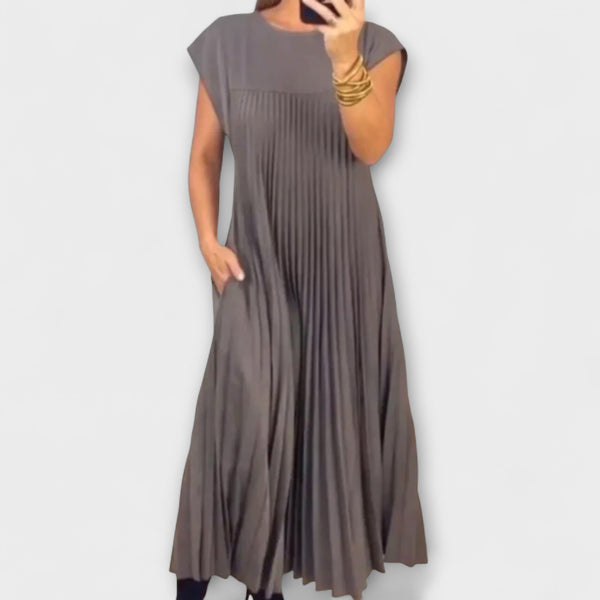 Zairelle – Elegantes Plisseekleid