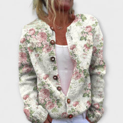 Noa – Kuscheliger Cardigan mit Print