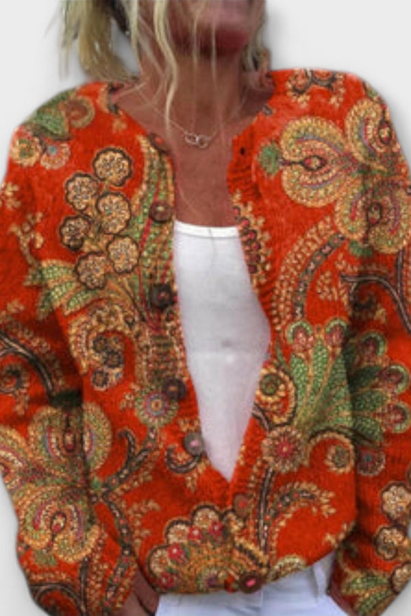 Tara – Strick-Cardigan mit Blumencharme