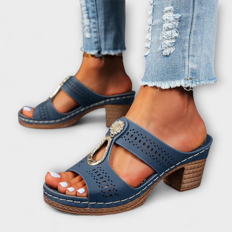 Maria - Stilvolle und Bequeme Orthopädische Sandalen