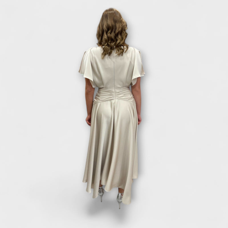 Anni – Maisonel Drapiertes Rockkleid