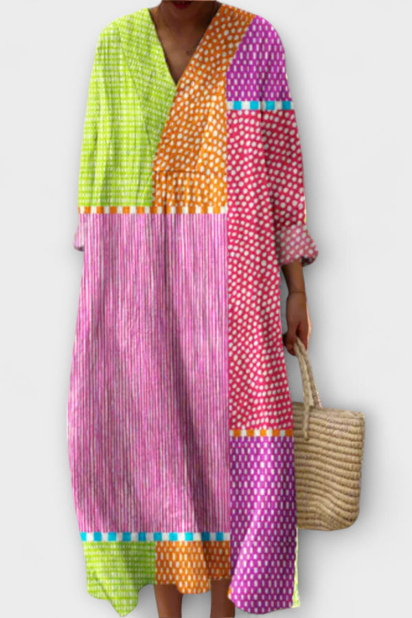 Mai - Stilvolles Geometrisches Kleid