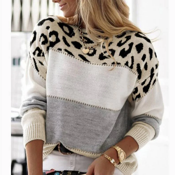 Cheyenne - Lässiger Pullover mit Leo-Design