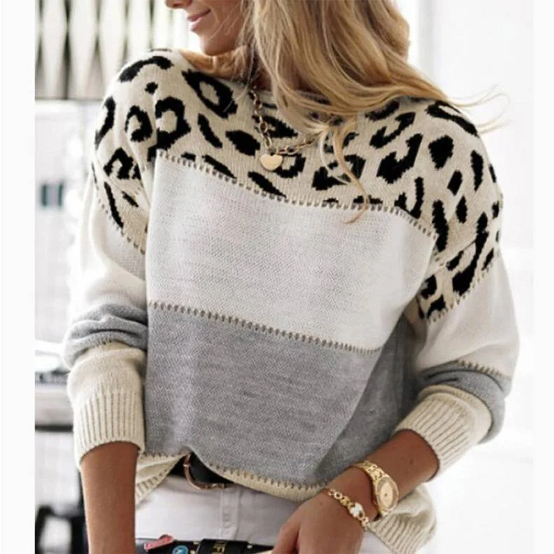 Cheyenne - Lässiger Pullover mit Leo-Design