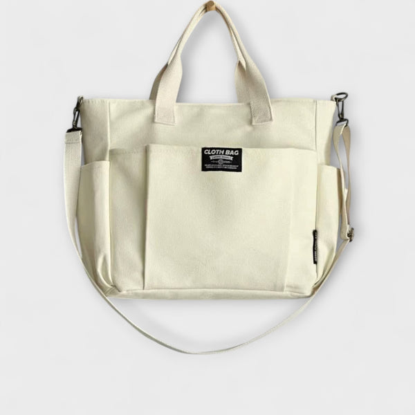 Minimalistische Canvas Tragetasche