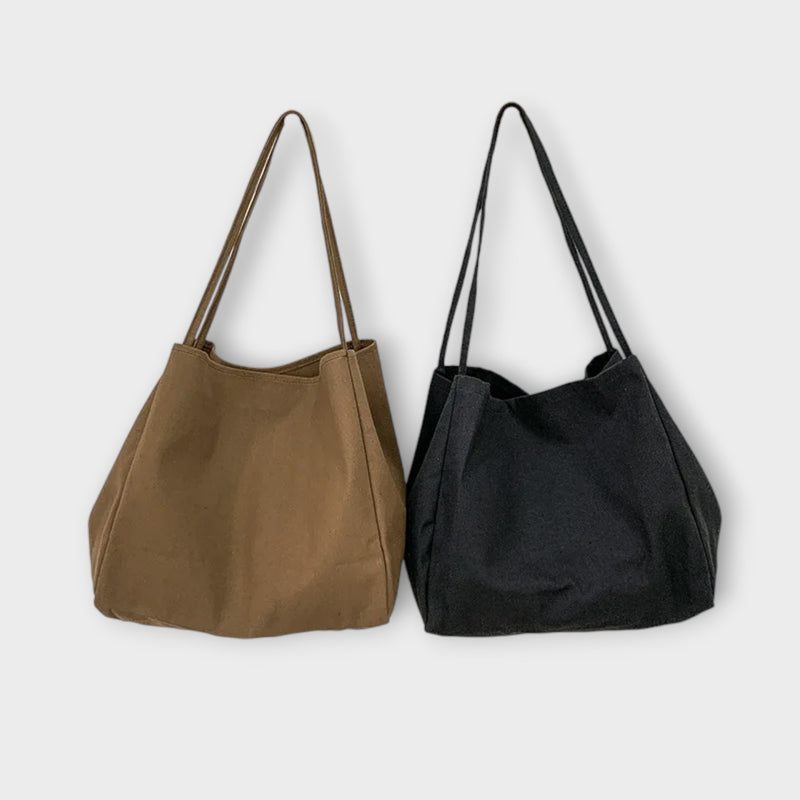 Hochwertige große Canvas-Shopper-Tasche