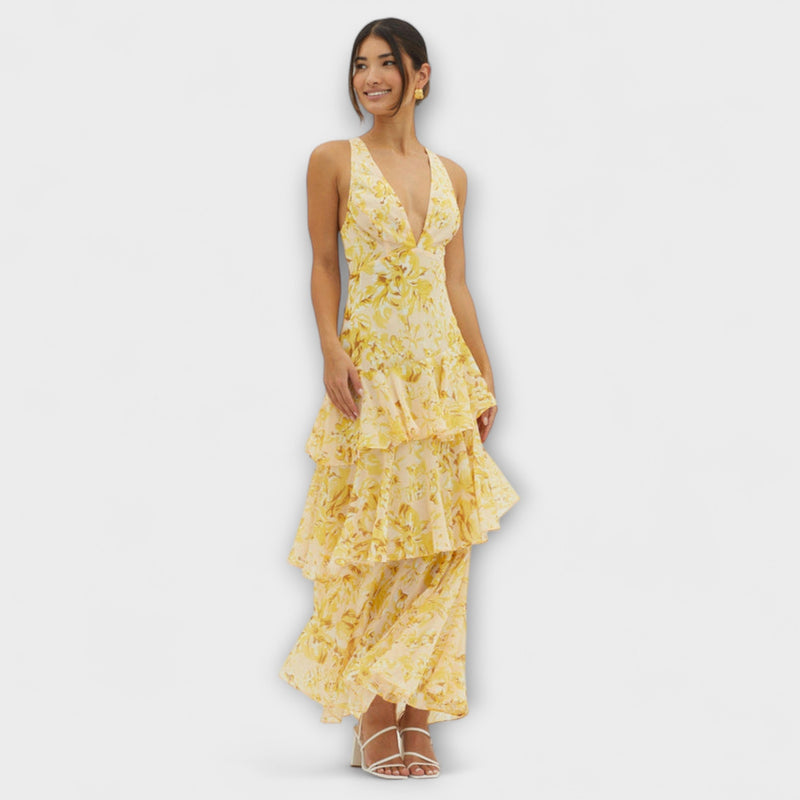 Faye - Bloom Shift Midi Kleid