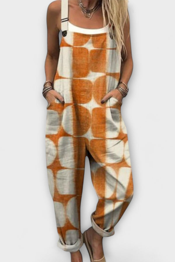 Mira - Vintage Checkered Overalls