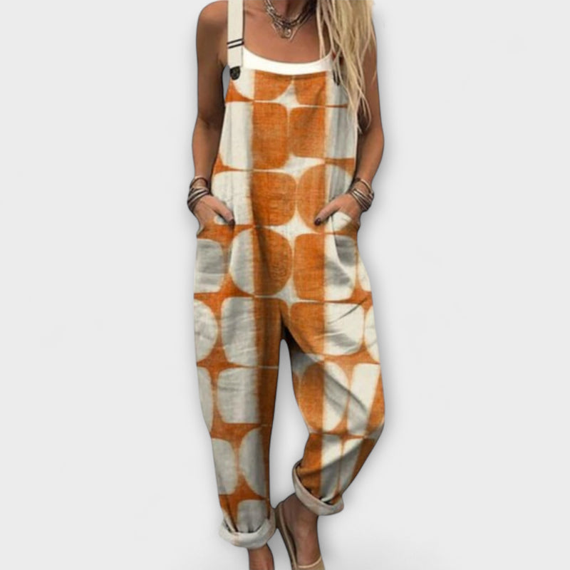 Mira - Vintage Checkered Overalls