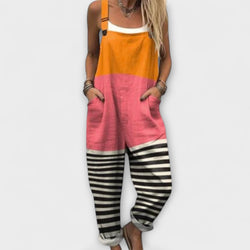 Nova - Color-Blocked Overalls