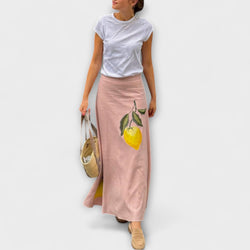 Cosima - Amalfi Print Midi-Rock
