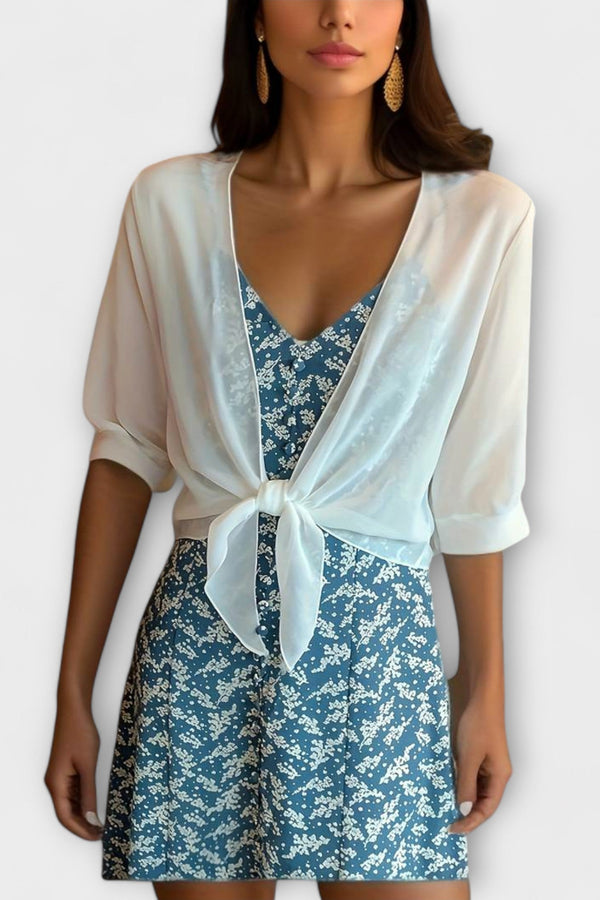 Olivia - Bluse mit offener Vorderseite
