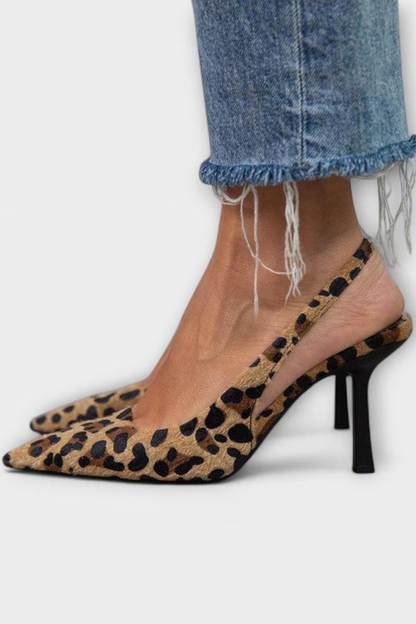 Liorina – Slingback mit Leoparden Look